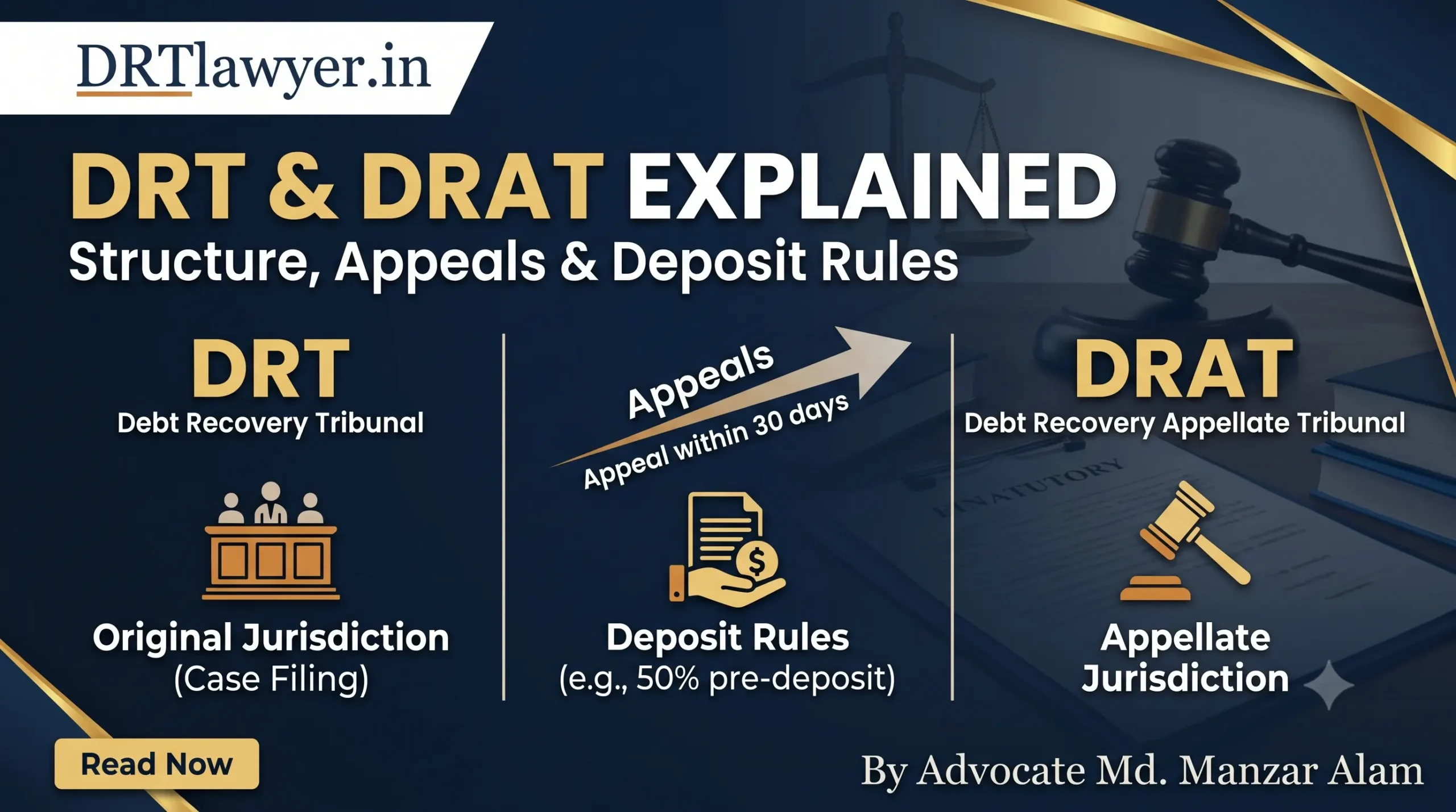 DRT & DRAT Explained Structure, Appeals & Deposit Rules